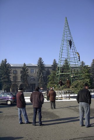 Putting Up The Christmas Tree