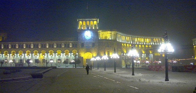 Republic Square At Night
